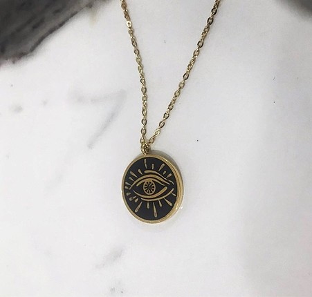 Çelik gold kolye