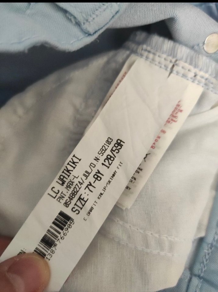 Erkek Çocuk Mavi Denim Pantolon - Görsel 3