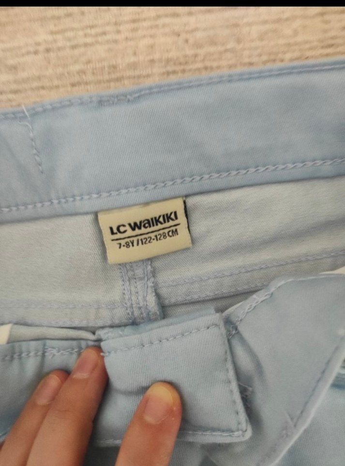 Erkek Çocuk Mavi Denim Pantolon - Görsel 2