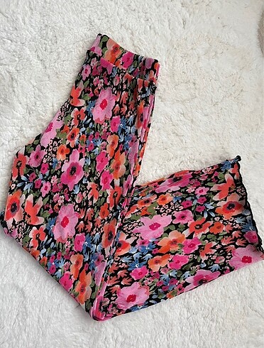 Çiçekli Pantolon