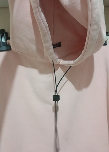 Diğer Pembe Kapüşonlu Kadın Sweatshirt