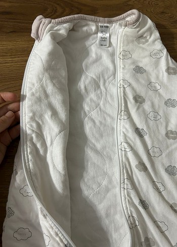 3.5 tog 60 cm Gri Bulut Desenli Uyku Tulumu - Görsel 4