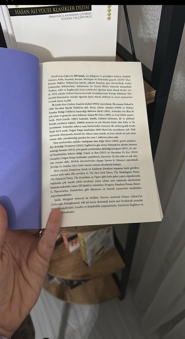 Elif Şafak - On Dakika Otuz Sekiz Saniye - Görsel 3