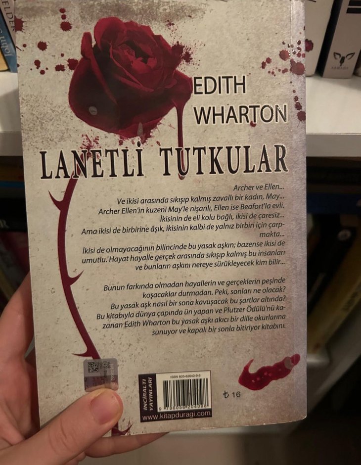 Lanetli Tutkular - Edith Wharton - Görsel 2