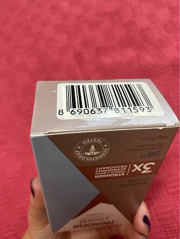 Beden açılmamış rexona clinical protection deodorant