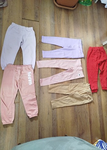 Bej Kız Çocuk Pamuklu Dar Kesim Tayt - Görsel 2