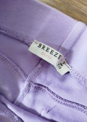 Bej Kız Çocuk Pamuklu Dar Kesim Tayt - Görsel 4