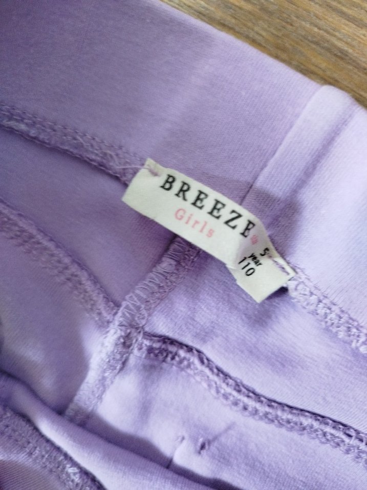 Bej Kız Çocuk Pamuklu Dar Kesim Tayt - Görsel 4