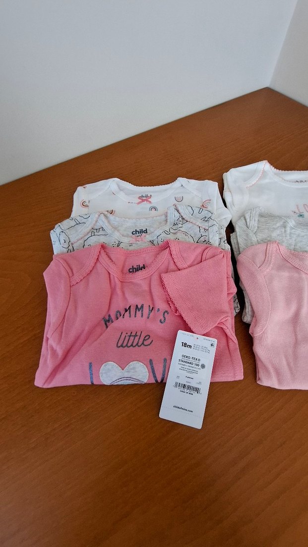 Carter's 18M 6 Adet Etiketli Body Zibin 12-18 Ay - Görsel 2