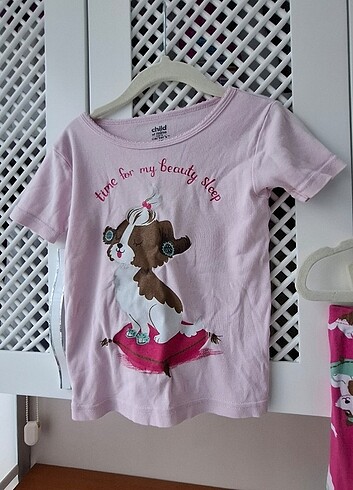 4 Yaş Beden çeşitli Renk Carter's 5T Alt Üst Pijama Takımı 4-5 Yaş