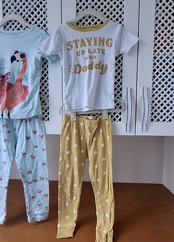 4 Yaş Beden Carter's 2'li 5T Pijama Takımı 4-5 Yaş