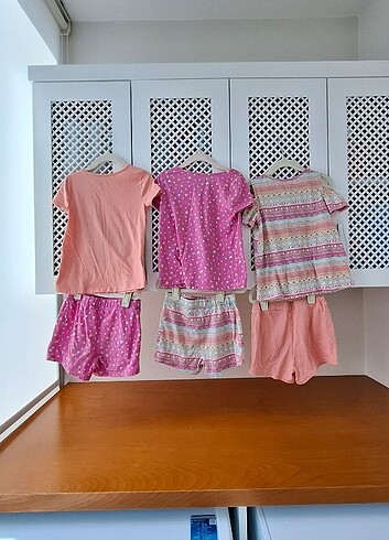 3 Yaş Beden çeşitli Renk Children's Place 5T 3'lu Alt Üst Takım 4-5 Yaş