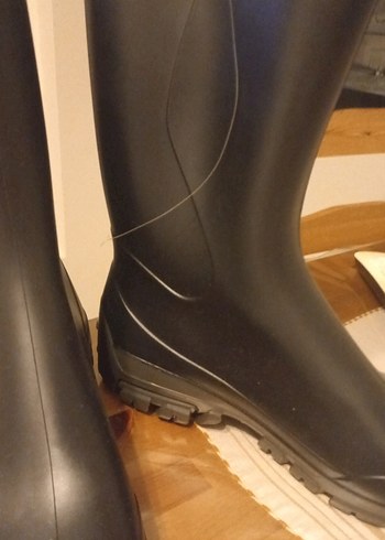 Siyah erkek Lastik Yağmur Çizmesi - Görsel 3