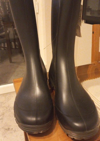 Siyah erkek Lastik Yağmur Çizmesi - Görsel 2