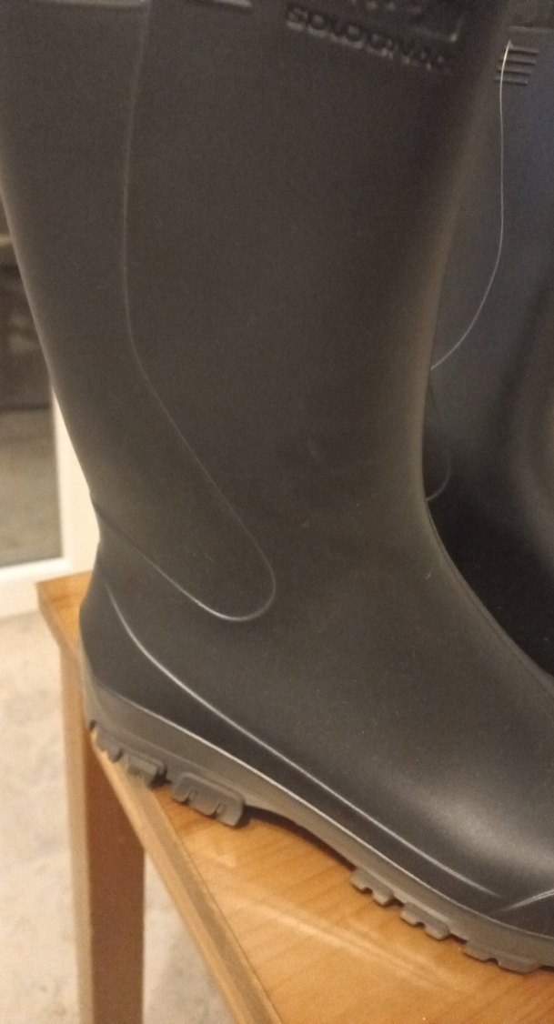 Siyah erkek  Lastik Yağmur Çizmesi - Görsel 4