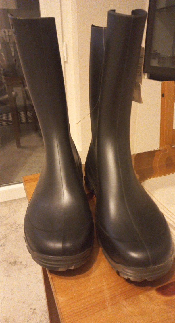 Siyah erkek  Lastik Yağmur Çizmesi - Görsel 2