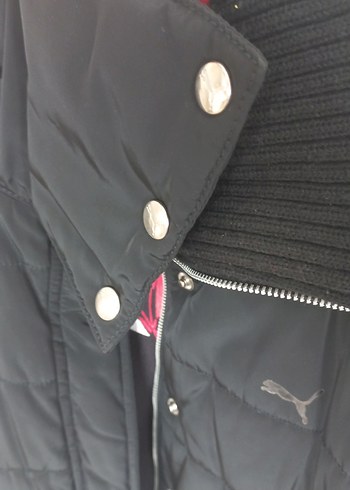 Puma s beden siyah kemerli Kadın Kışlık mont - Görsel 7