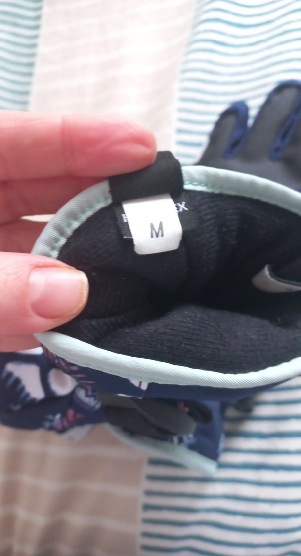 Kız Çocuk Lacivert Desenli Roxy Eldiven - Görsel 4