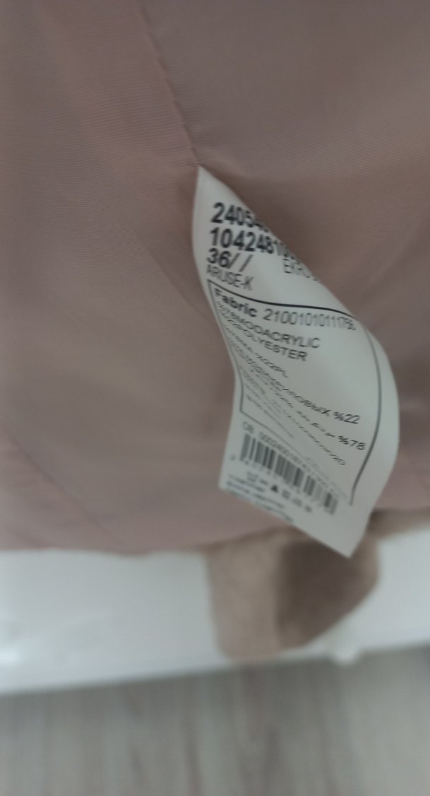 Bej Kadın Süet Kürklü Midi Ceket - Görsel 3