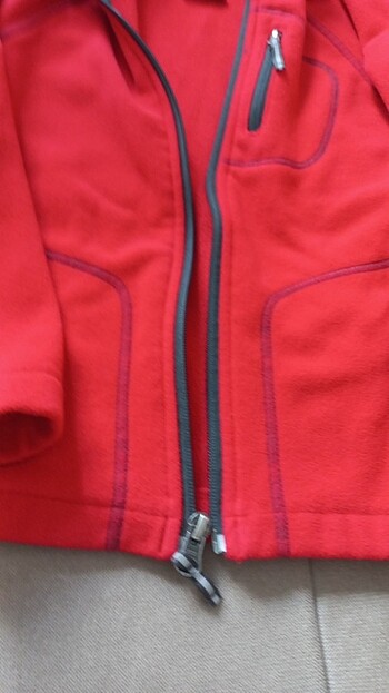 6 Yaş Beden kırmızı Renk Columbia xs beden polar hirka 6 7 yas