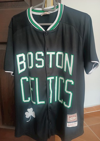 Boston Celtics Koyu Yeşil Kısa Kollu Jersey
