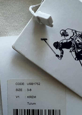 Baskılı Beyaz Uzun Kollu Bebek Kız Tulumu - Görsel 2