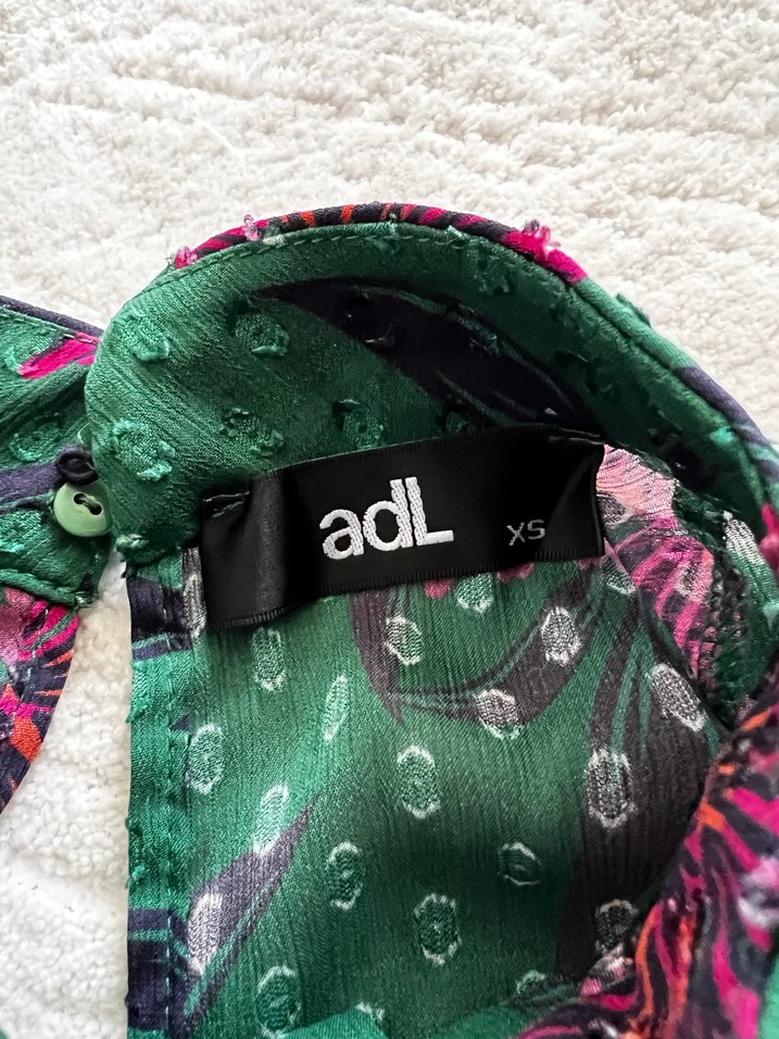 Yeşil Çiçek Desenli Bohem  Bluzu - Görsel 4