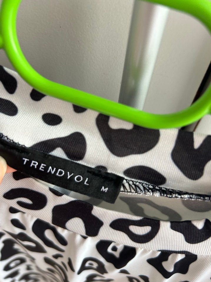 Uzun Kollu Balıkçı Yaka Baskılı Bluz - Görsel 2