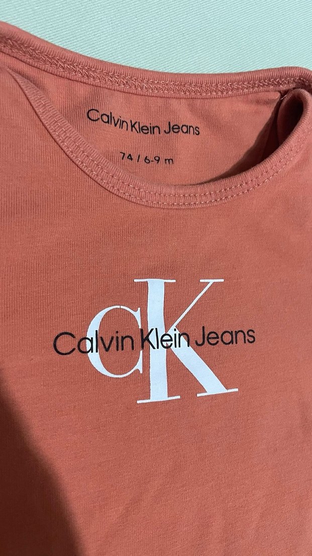 Kırmızı Uzun Kollu Bebek Body - Görsel 3