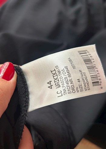 Siyah Düğmeli Uzun Kollu Hamile Bluzu - Görsel 5