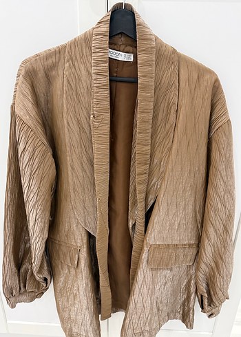 Bej Kadın Blazer Ceket - Görsel 2