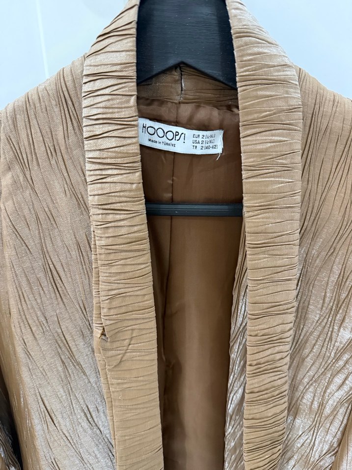 Bej Kadın Blazer Ceket - Görsel 3