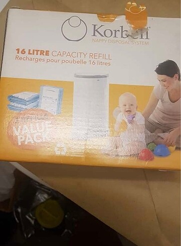 Korbell bebek bezi kovası