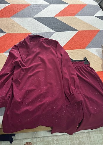 Bordo, Uzun Kollu, Yarım Balıkçı Yaka 2li takım