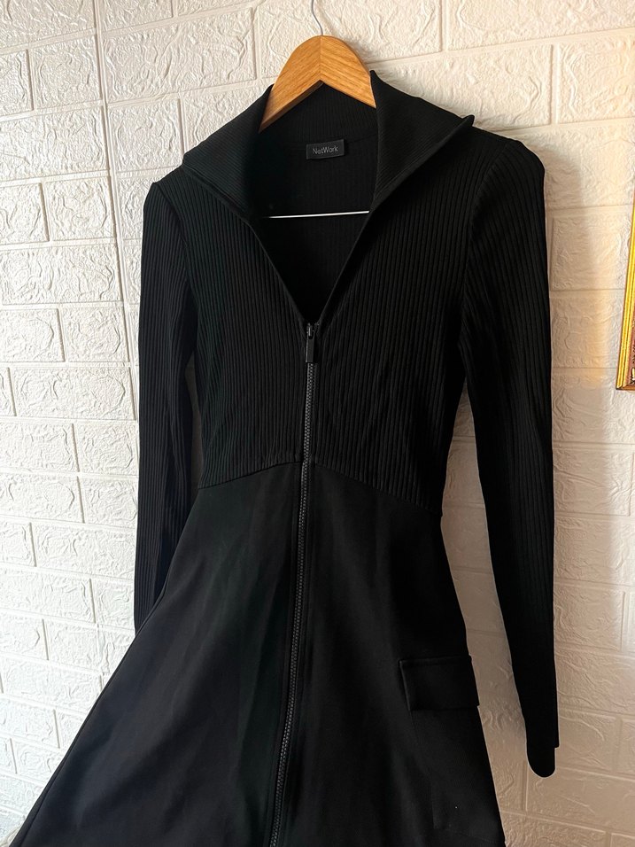 Network orijinal fermuarlı spor şık elbise - Görsel 2