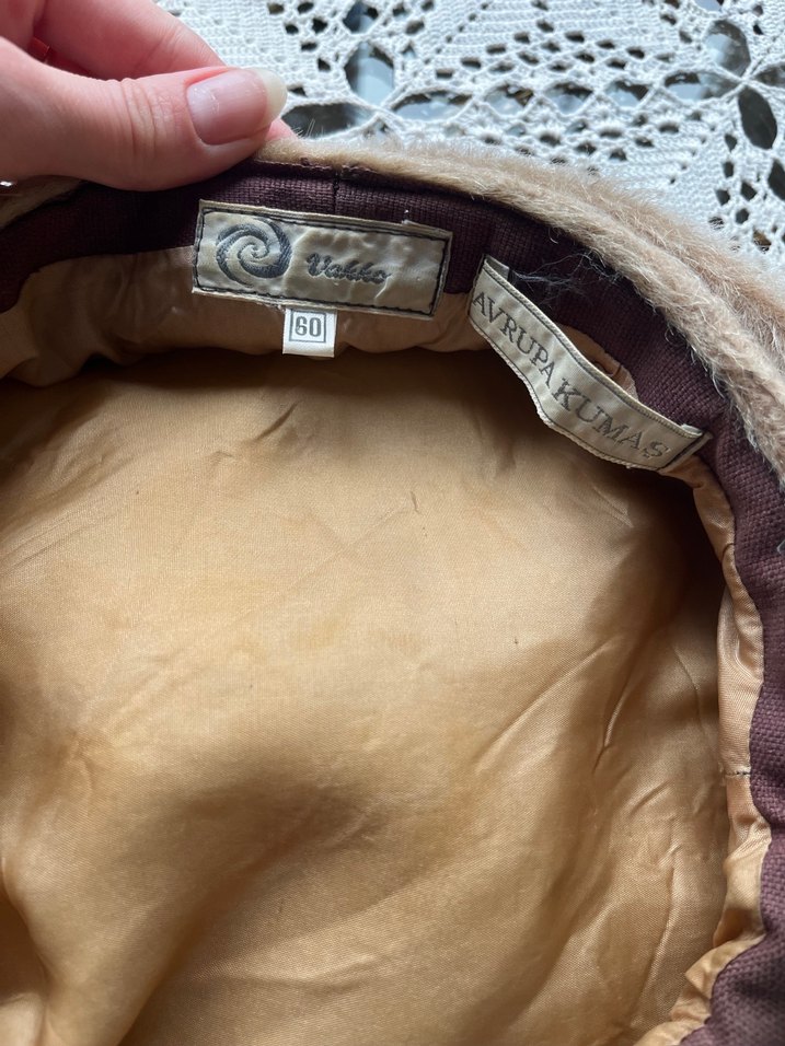 Vakko vintage şapka - Görsel 3