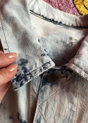 Ralph lauren Batik Desenli Denim Ceket - Görsel 8