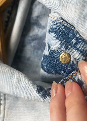 Ralph lauren Batik Desenli Denim Ceket - Görsel 6