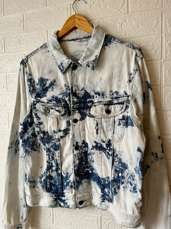 Ralph lauren Batik Desenli Denim Ceket - Görsel 3