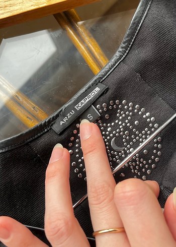 Siyah Mini Goth Kadın tül hırka - Görsel 4