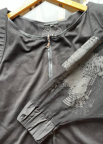 Siyah Mini Goth Kadın tül hırka - Görsel 5