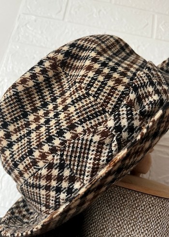 Vintage yün şapka kasket - Görsel 3