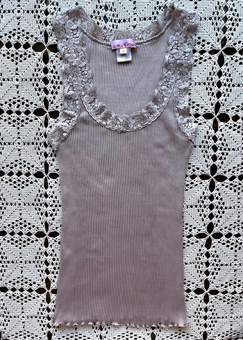 %100 ipek dantelli bluz - Görsel 3