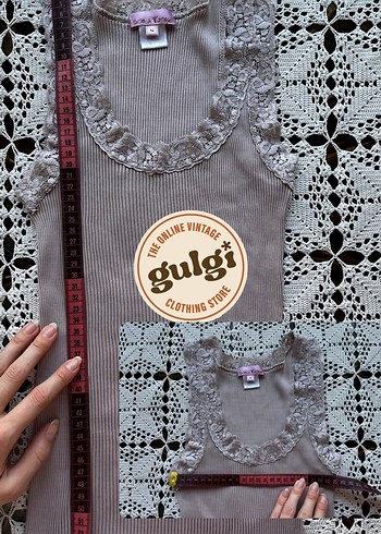 %100 ipek dantelli bluz - Görsel 6