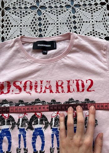 Dsquared2 kovboy baskı y2k tişört - Görsel 6