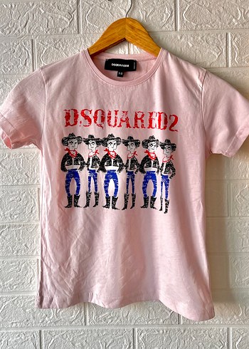 Dsquared2 kovboy baskı y2k tişört - Görsel 2