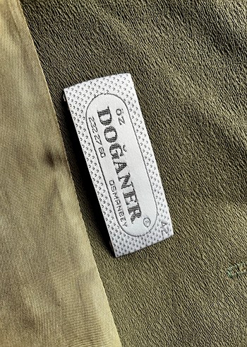 Vintage haki blazer ceket - Görsel 6