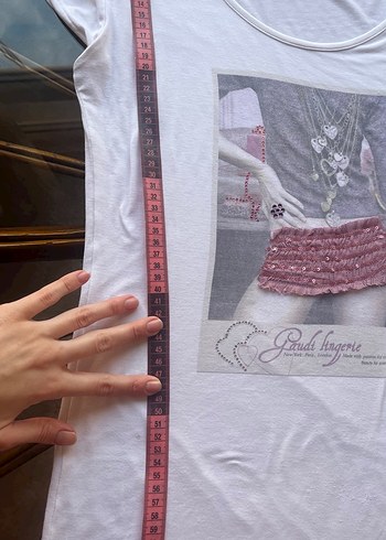 Y2k 2000s tişört pullu simli - Görsel 7