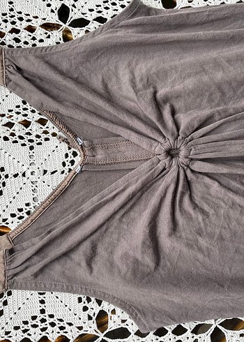 V yaka 2000s y2k elbise - Görsel 5