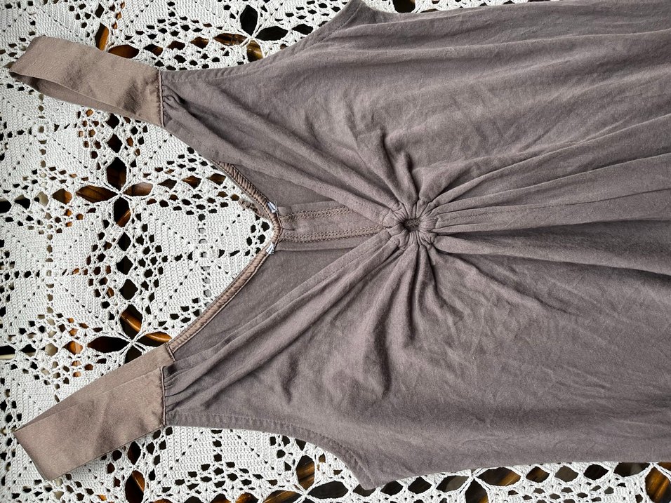 V yaka 2000s y2k elbise - Görsel 5